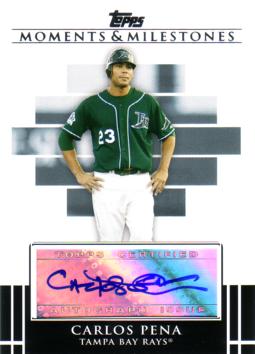 Carlos Pena Authentic Autograph Card