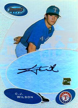 C.J. Wilson Authentic Autograph Card