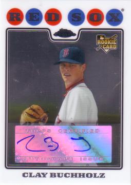 Clay Buchholz Authentic Autograph Card