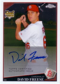 David Freese Autograph Rookie Card