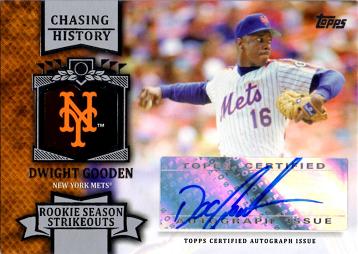 Dwight Gooden Certified Autograph Card