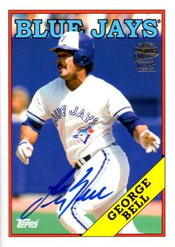 1988 Topps #390 GEORGE BELL Toronto Blue Jays - First Row Collectibles