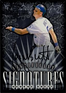 George Brett Authentic Autograph Card