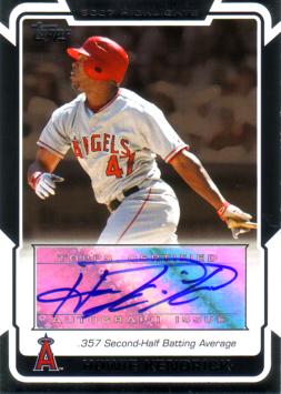 Howie Kendrick Certified Autograph Card