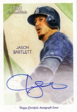 Jason Bartlett Certified Autograph Card