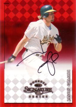 Jason Giambi Authentic Autograph Card