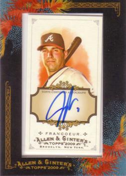 Jeff Francoeur Authentic Autograph Card