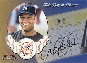 Derek Jeter Certified Autograph Card