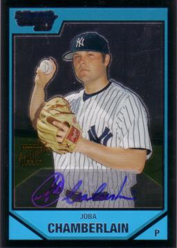 Joba Chamberlain Authentic Autograph Card