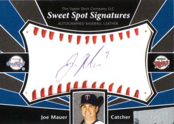 Joe Mauer Authentic Autograph Card