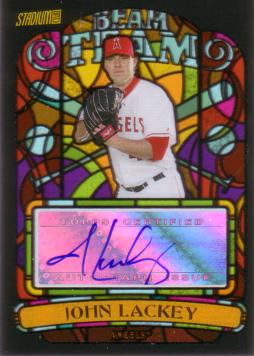 John Lackey Authentic Autograph Card