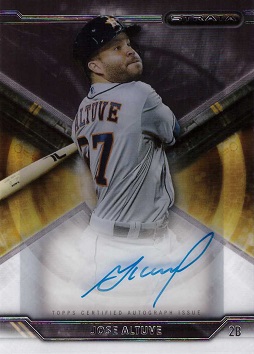 Jose Altuve Autograph Card