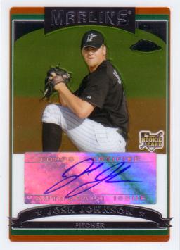 Josh Johnson Certified Autograph Card