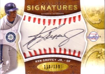 Ken Griffey Jr Authentic Autograph Card