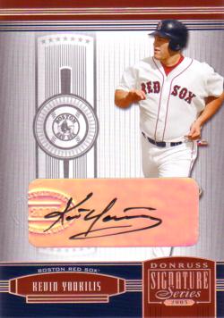 Kevin Youkilis Authentic Autograph Card