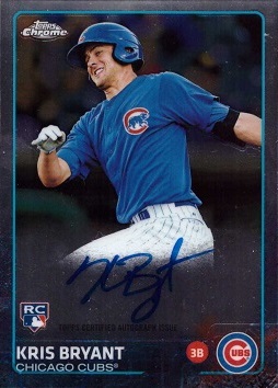 2015 Topps Chrome Kris Bryant Autograph Rookie Card