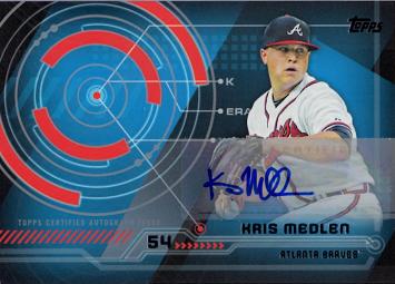 2014 Topps Kris Medlen Autograph Baseball Card