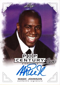 2014 Leaf Magic Johnson Certified Autograph Baseball Card