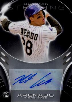 Nolan Arenado Certified Autograph Baseball Rookie Card
