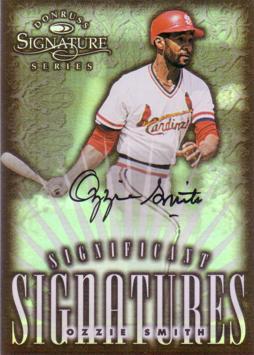 Ozzie Smith Authentic Autograph Card