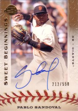 Pablo Sandoval Authentic Autograph Card