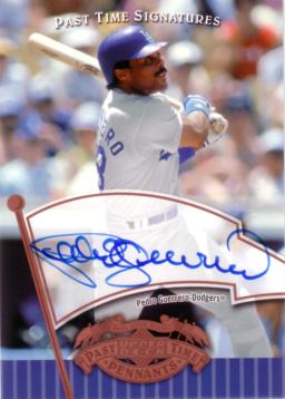 Pedro Guerrero Authentic Autograph Card