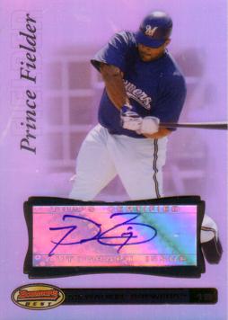 Prince Fielder Authentic Autograph Card