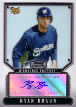 Ryan Braun Authentic Autograph Card