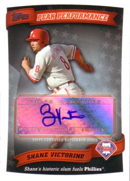 Shane Victorino Autograph Baseball Card