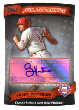 Shane Victorino Authentic Autograph Card