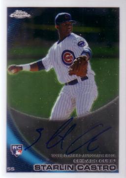 Starlin Castro Certified Autograph Card