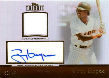 Tony Gwynn Certified Autograph Jersey Card