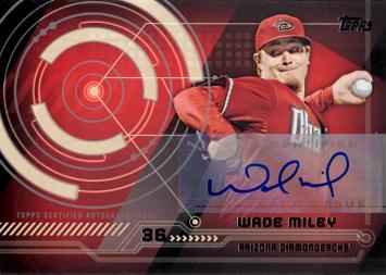 2014 Topps Wade Miley Autograph Baseball Card