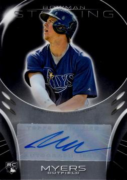 2013 Bowman Sterling Wil Myers Autograph Rookie Card