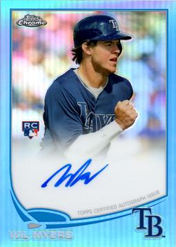 Wil Myers 2013 Topps Chrome Blue Refractor Autograph Rookie Card