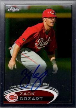 Zack Cozart Autograph Baseball Card