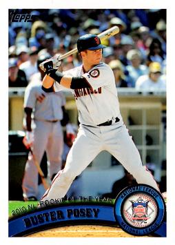 Buster Posey Rookie of the Year Baseball Card