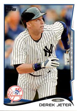 2014 Topps Derek Jeter Baseball Card