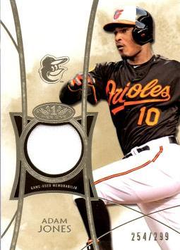 Adam Jones Game Worn Jersey Card