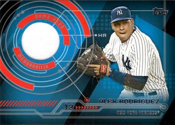 2014 Topps Alex Rodriguez Game Worn Jersey Baseball Card