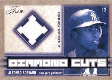 Alfonso Soriano Game Worn Jersey Card