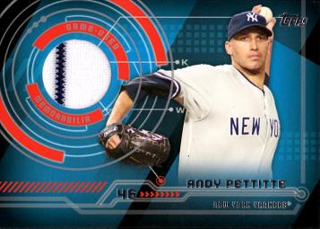 2014 Topps Andy Pettitte Game Worn Jersey Baseball Card