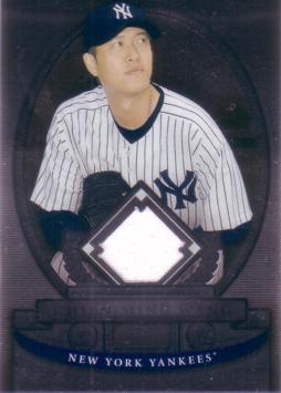 Chien Ming Wang Game Worn Jersey Card