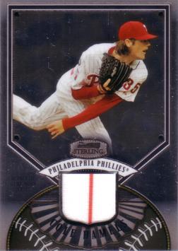 Cole Hamels Game Worn Jersey Card