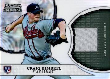 Craig Kimbrel Game Worn Jersey Rookie Card