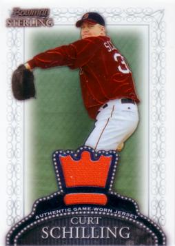 Curt Schilling Game Worn Jersey Card