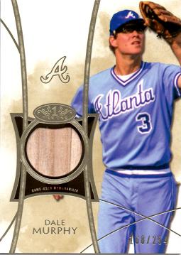 Dale Murphy Game Used Bat Baseball Card