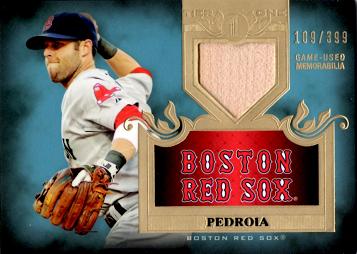 Dustin Pedroia Game Used Bat Card