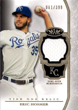 Eric Hosmer Game Worn Jersey Card