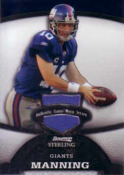 Eli Manning Game Worn Jersey Card